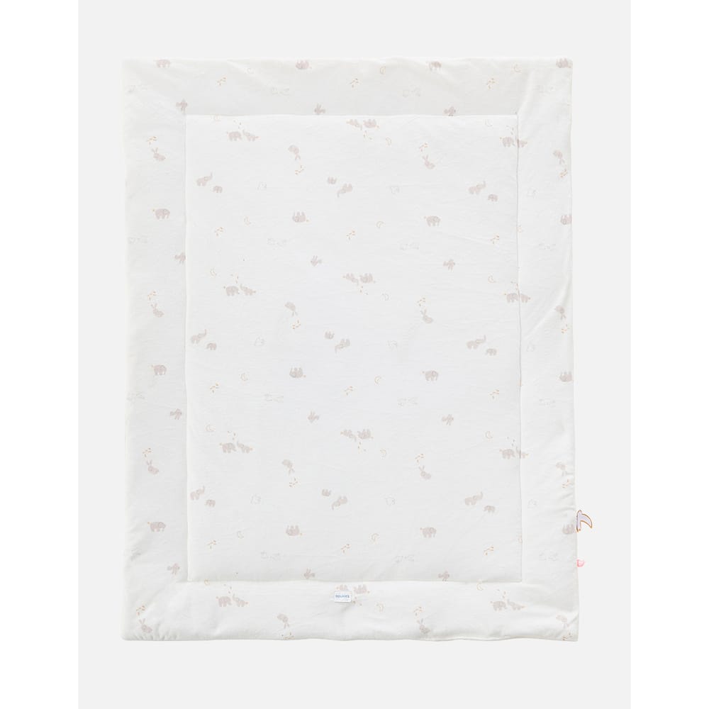 Couverture veloudoux bali and snow Bali & Moka BLANC Noukie's