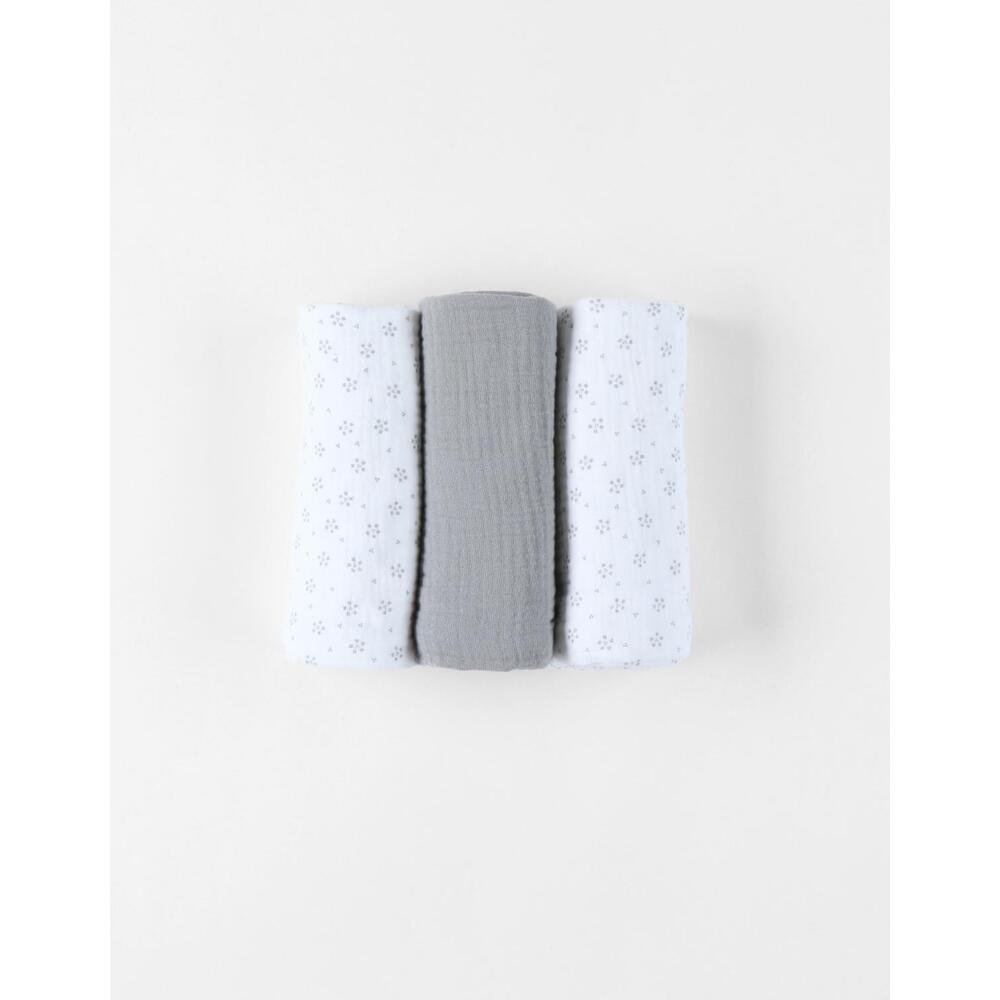 Set de 3 langes M&m25 BEIGE Noukie's