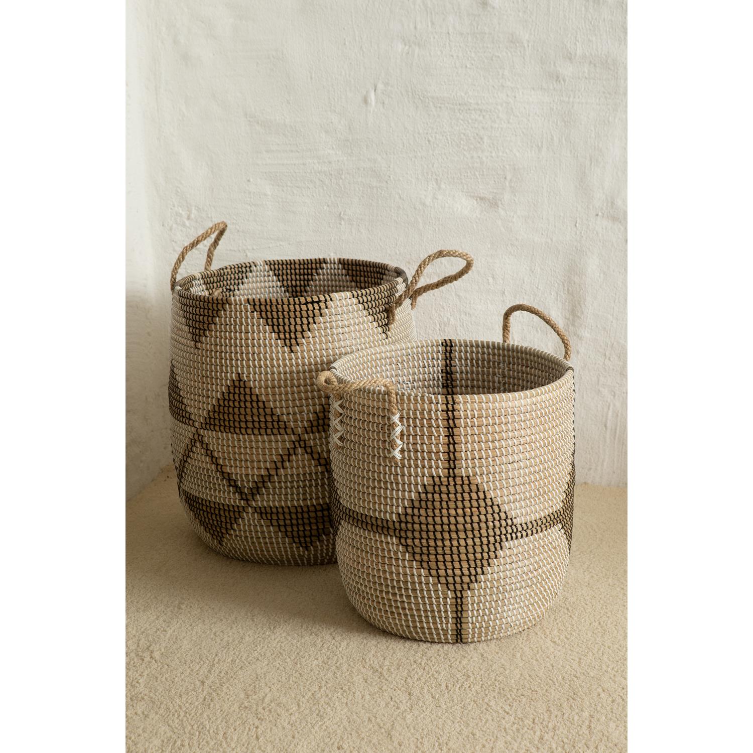 Panier De Rangement  par 2 MULTICOLORE Quax