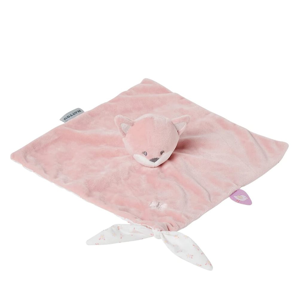 Doudou renard Alice et Pomme ROSE Nattou