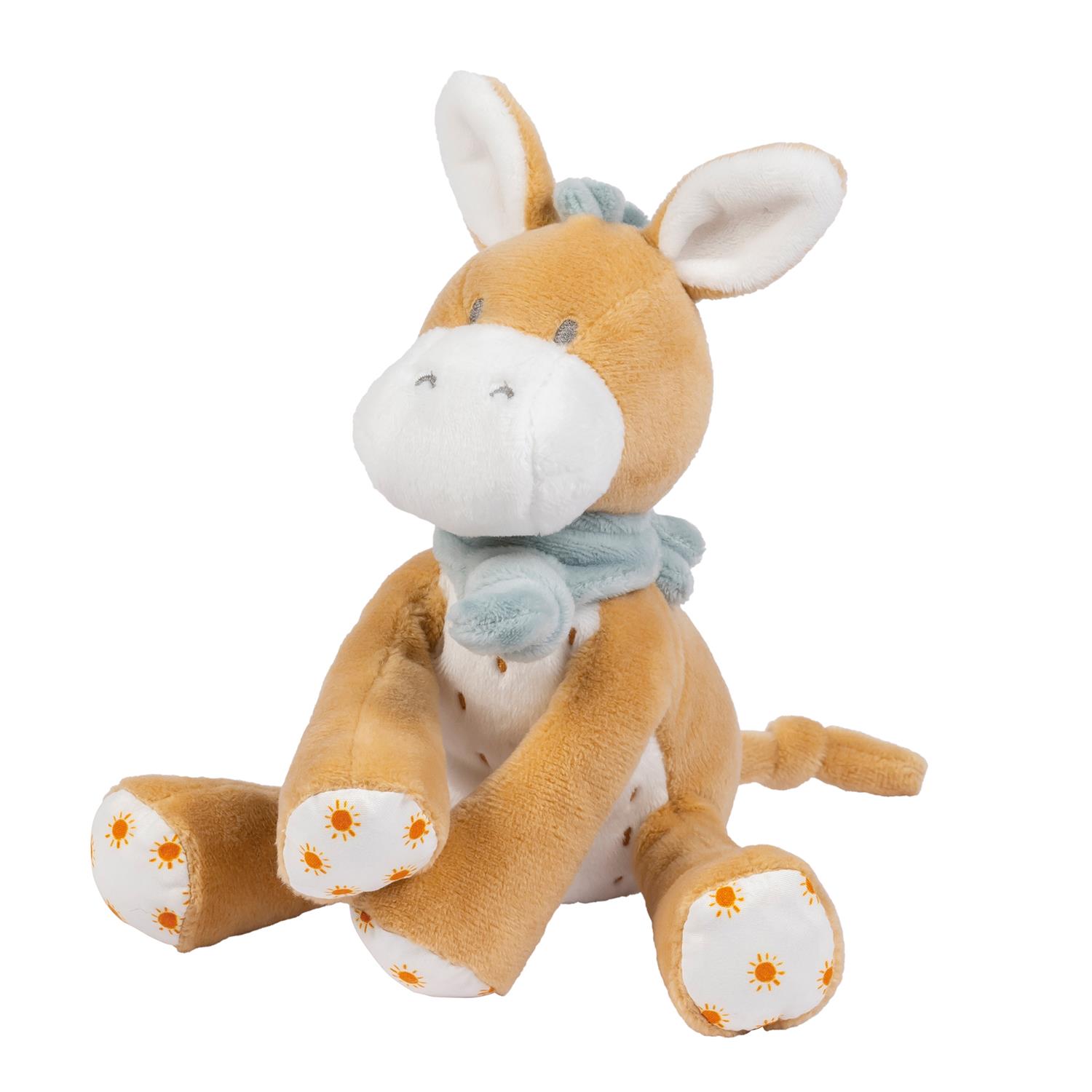 Mini Peluche âne Leo Felix et Leo BEIGE Nattou