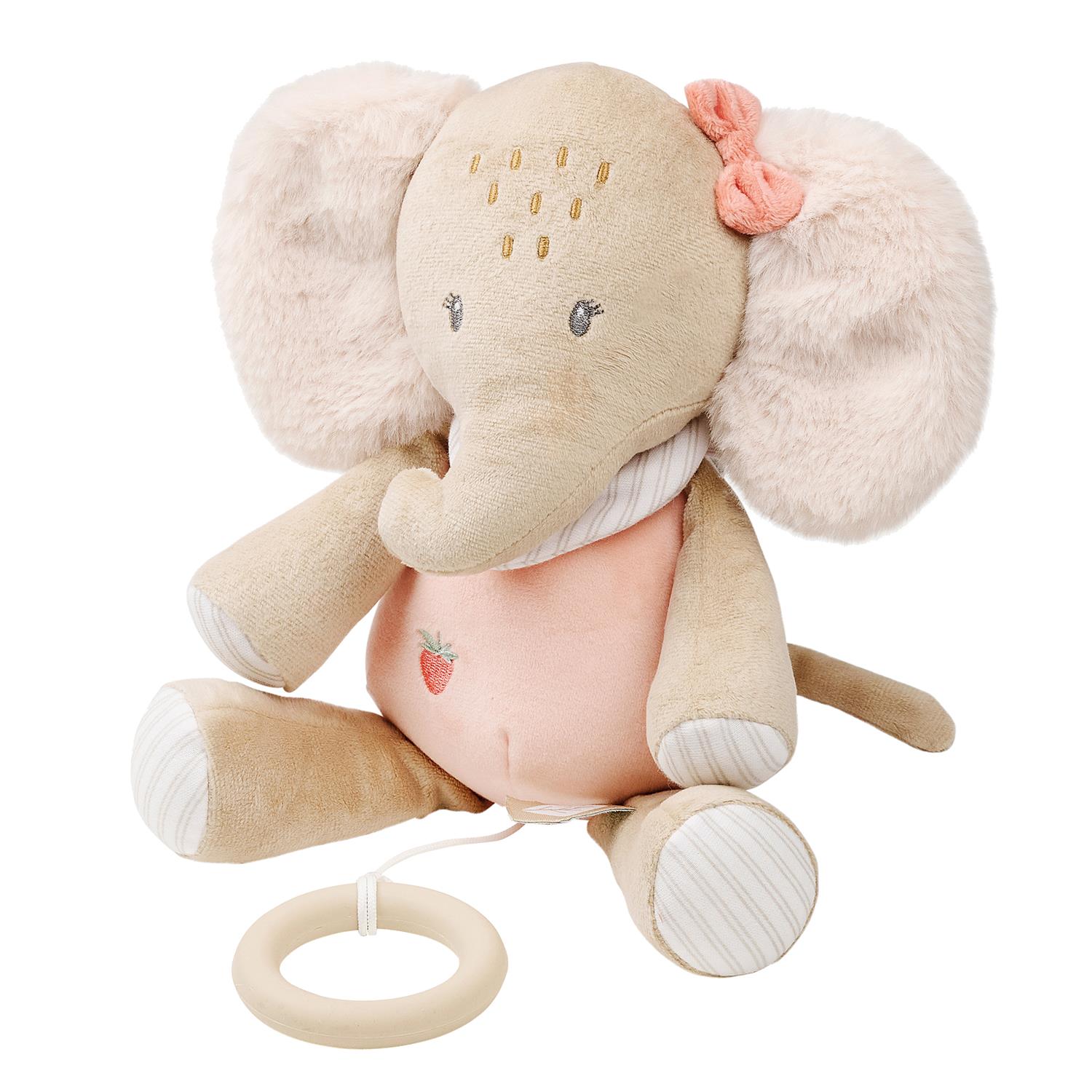 Peluche musical éléphant Oli ROSE Nattou