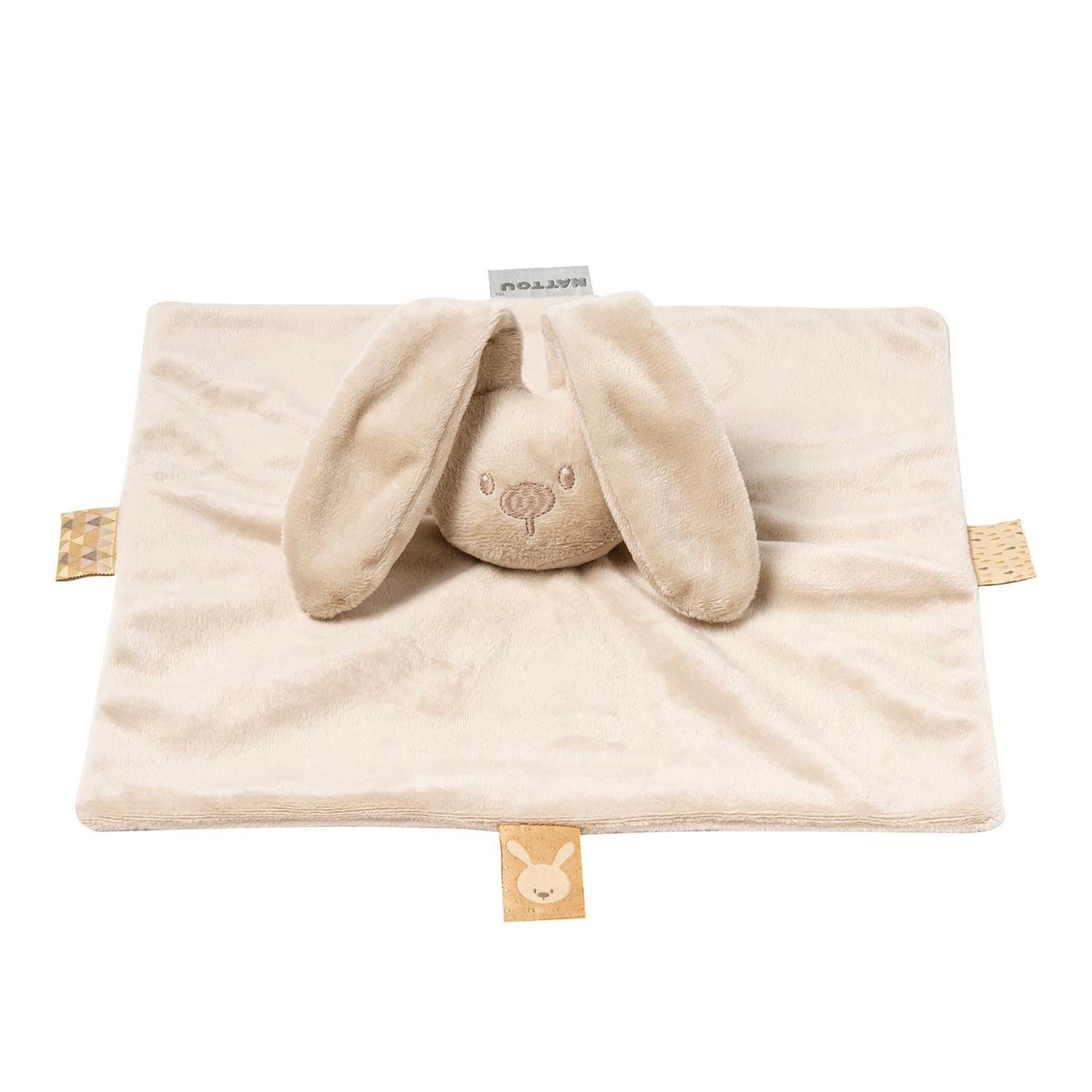 Lapidou Doudou plat Lapin BEIGE Nattou