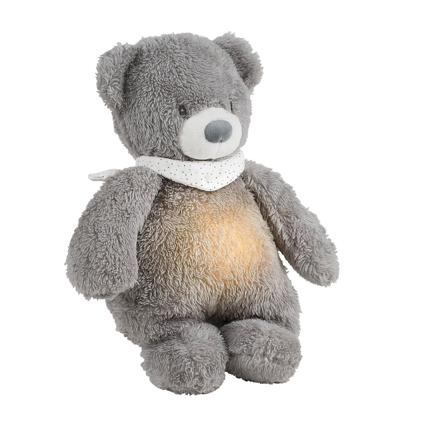 Veilleuse peluche Ours Sleepy GRIS Nattou