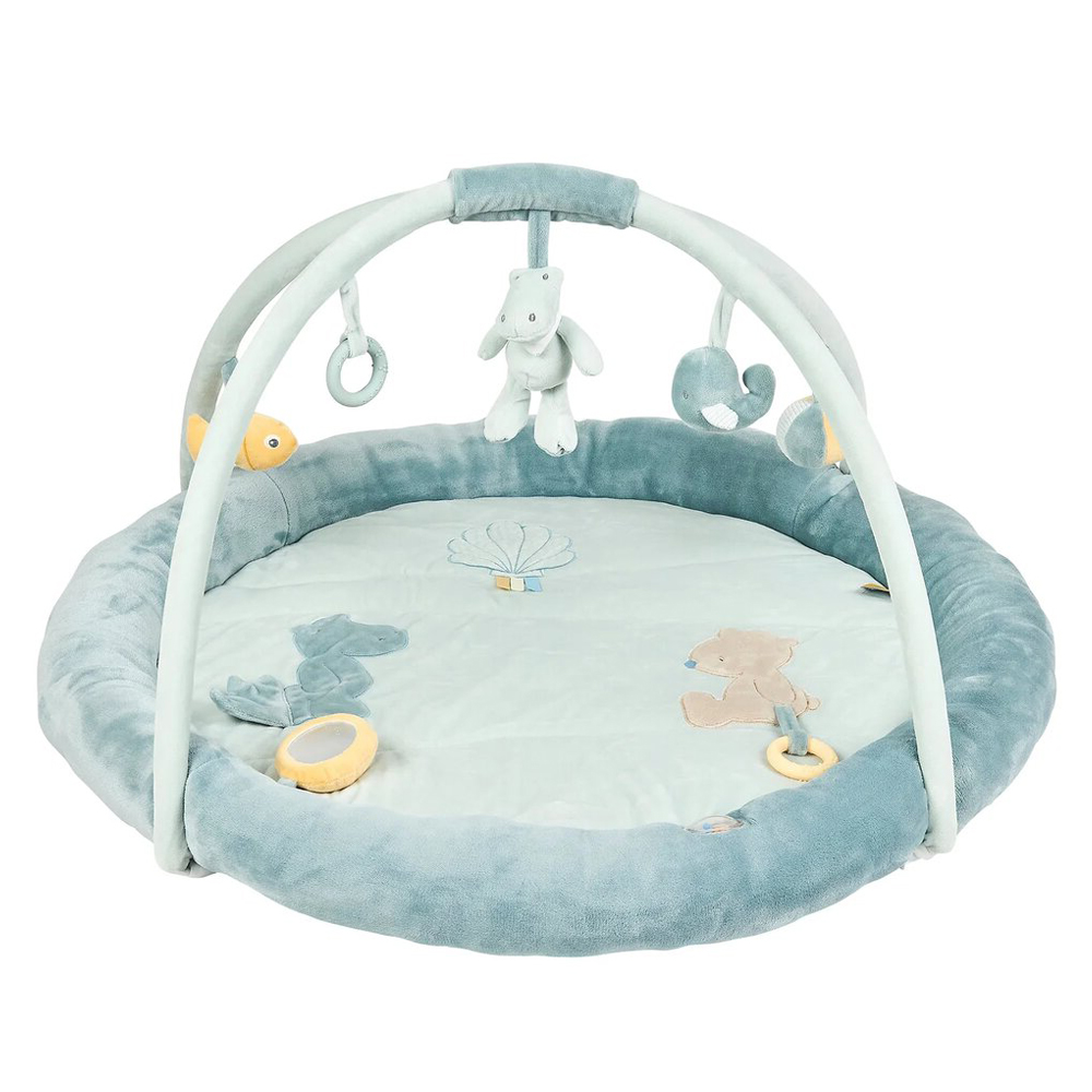 Tapis pouf avec arches BEIGE Nattou