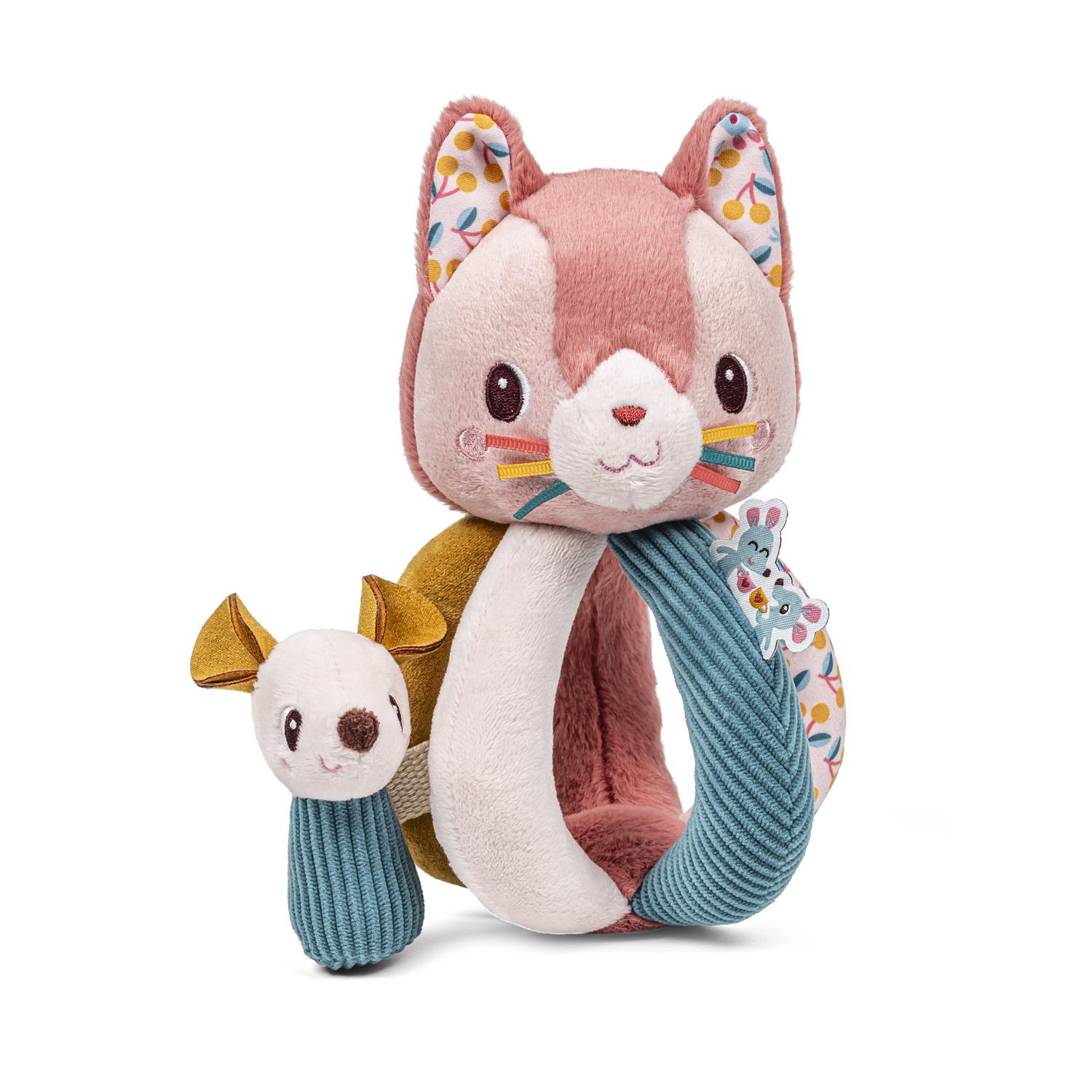 Hochet à Poignées Jeanne ROSE Lilliputiens