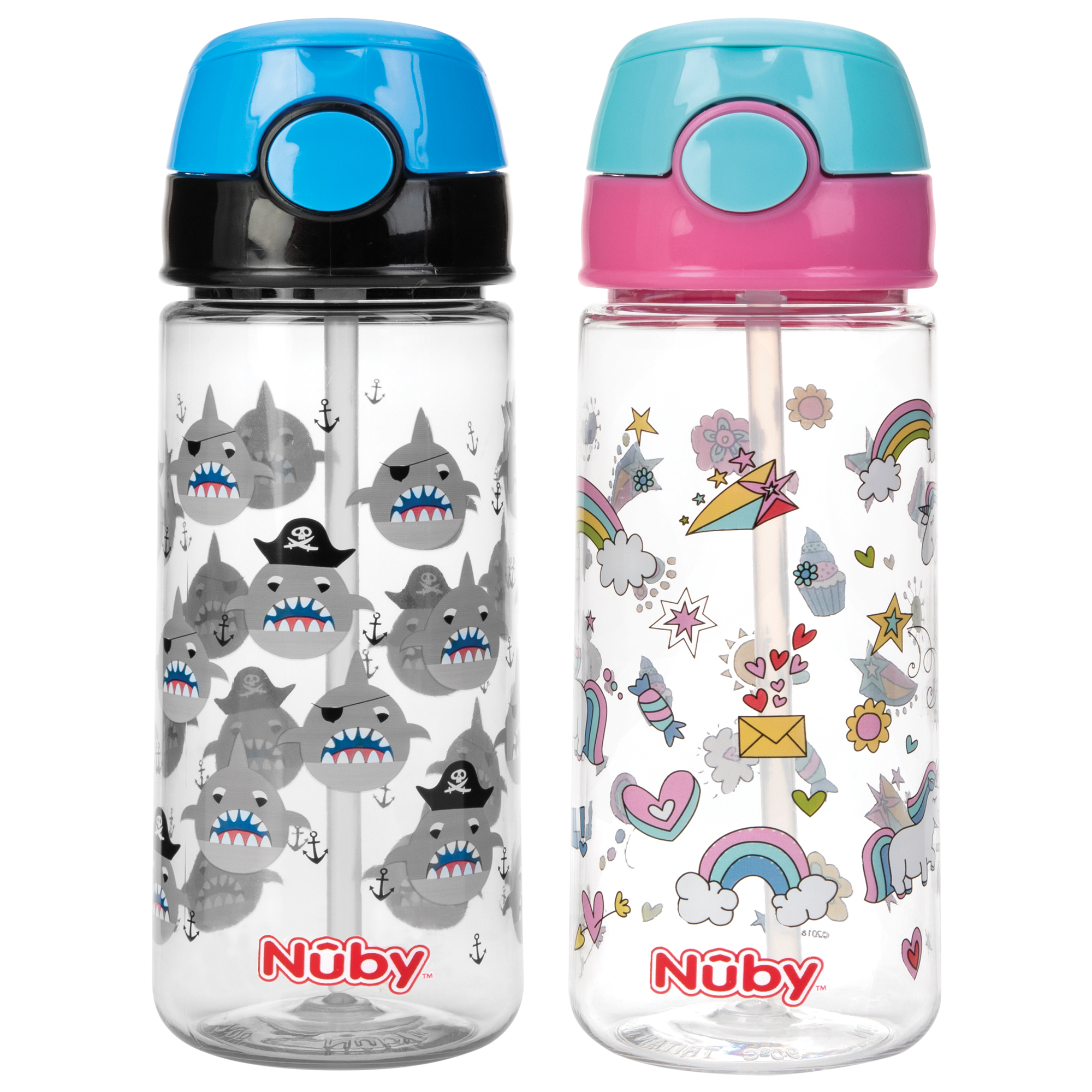 Gourde tritan en style thermos MULTICOLORE Nuby