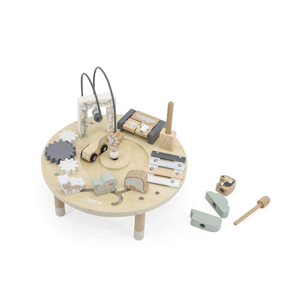 Table d'activités en bois MULTICOLORE Tryco