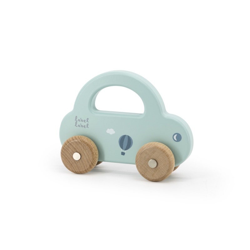 Petite voiture en bois VERT Label Label