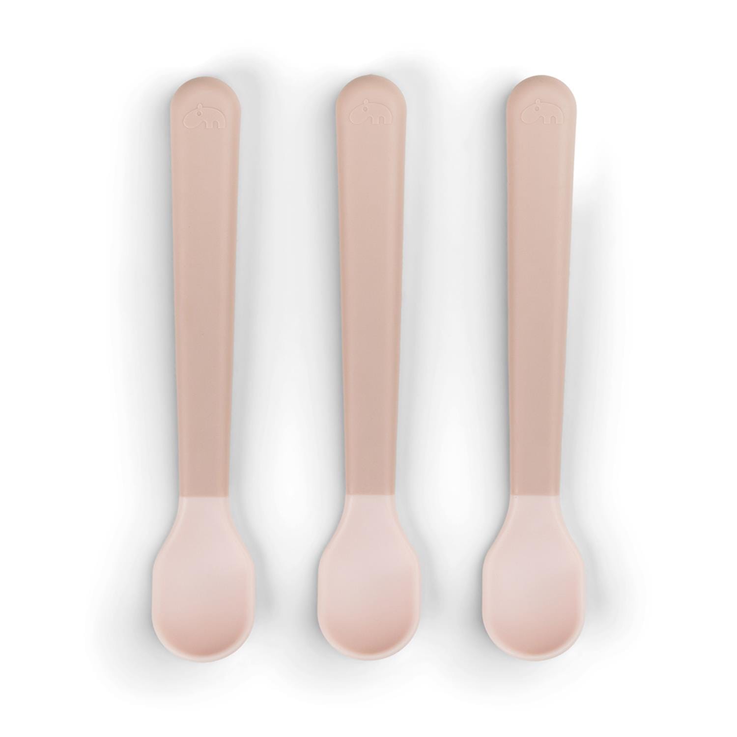 Cuillère bébé Foodie Easy-grip lot de 3 ROSE Done by Deer