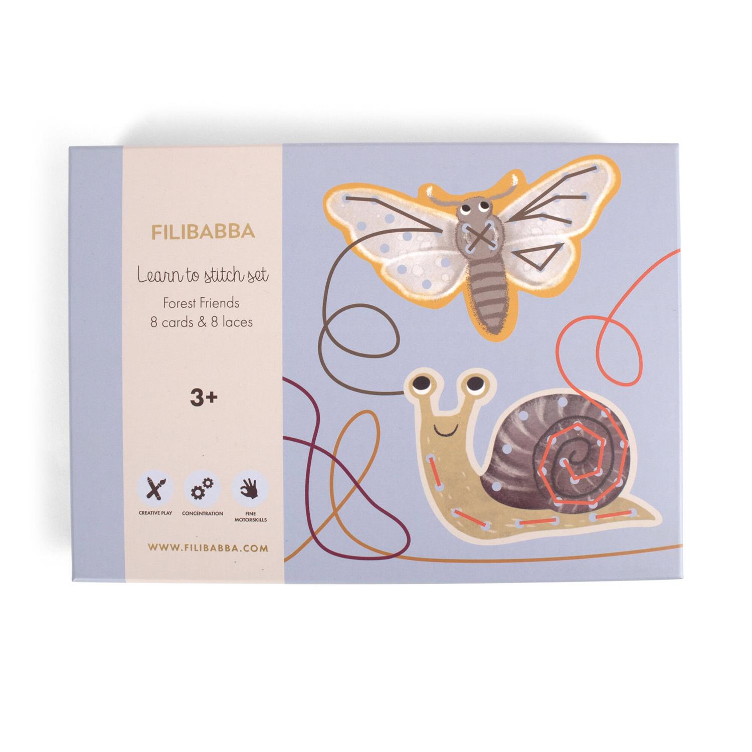 Kit couture Amis de la forêt MULTICOLORE Filibabba