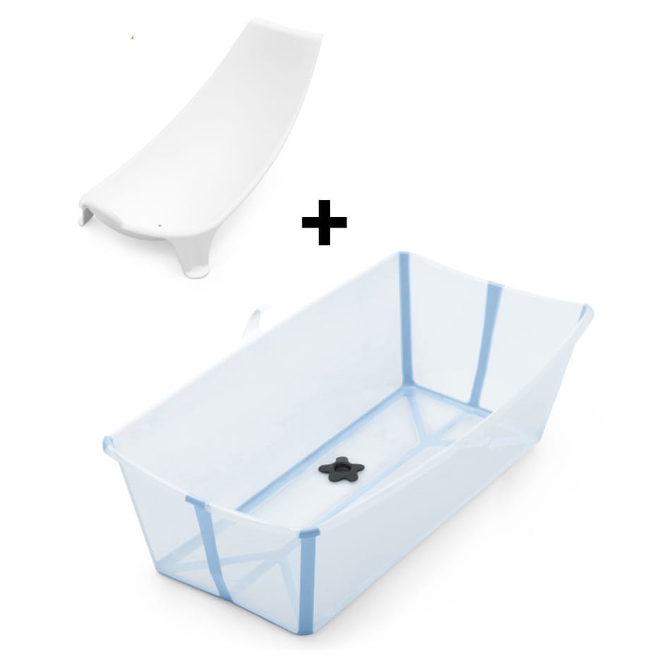 Pack Flexi Bath X-Large baignoire avec support BLEU Stokke
