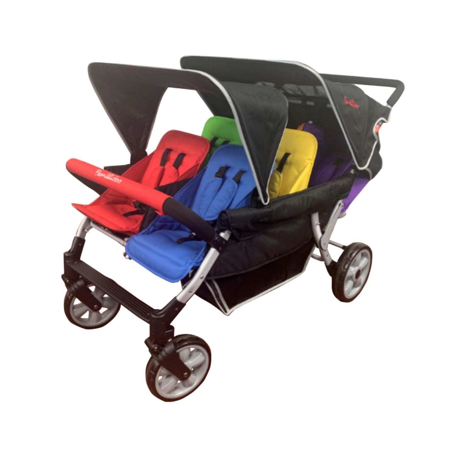 Poussette 6 places Lidoo Bus MULTICOLORE Familidoo