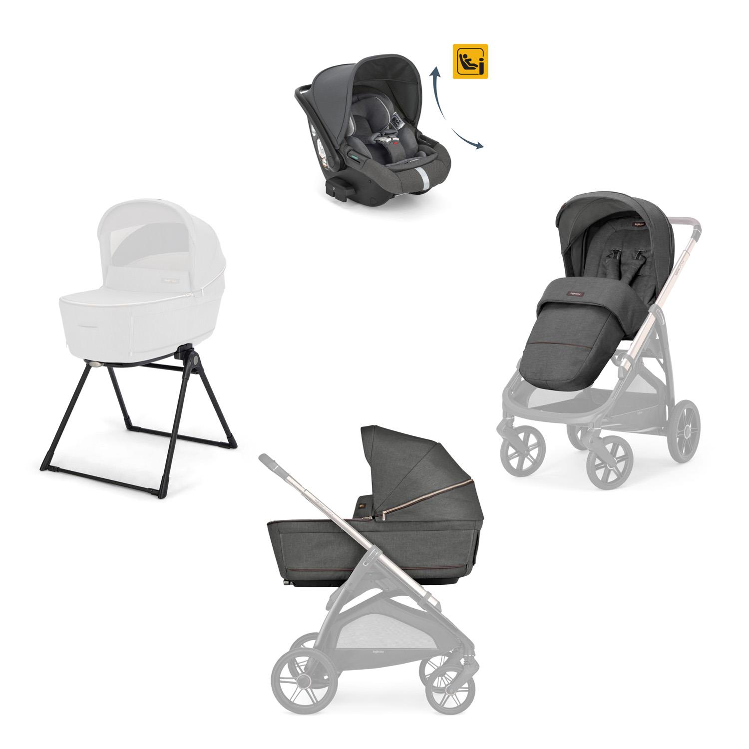 System Quattro Aptica Darwin Recline GRIS Inglesina