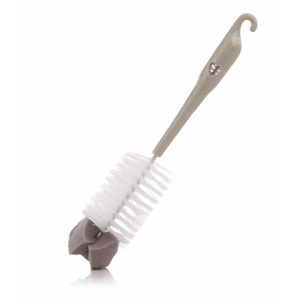 Goupillon brosse + éponge MARRON Jané
