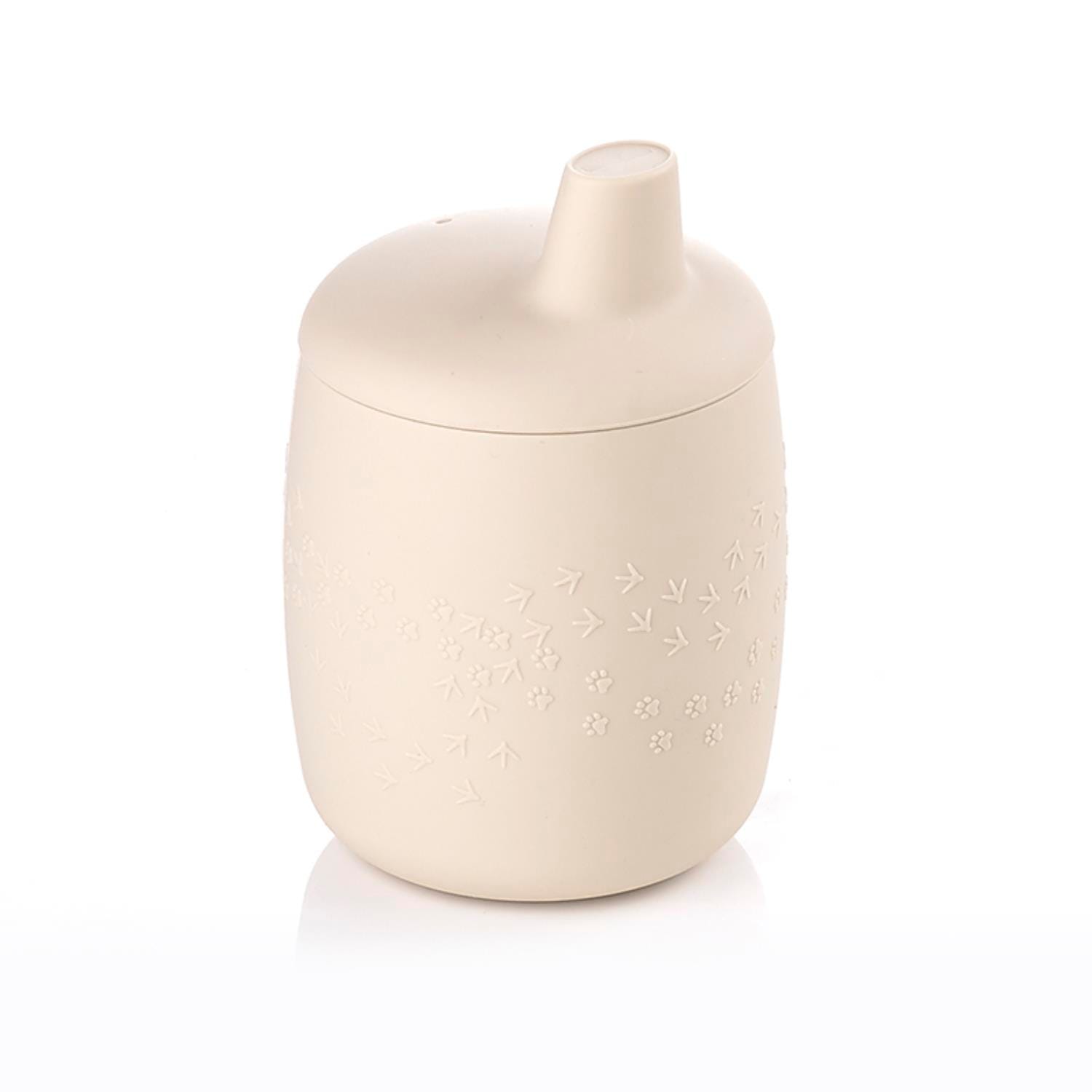 Gobelet d'apprentissage en silicone BEIGE Jané