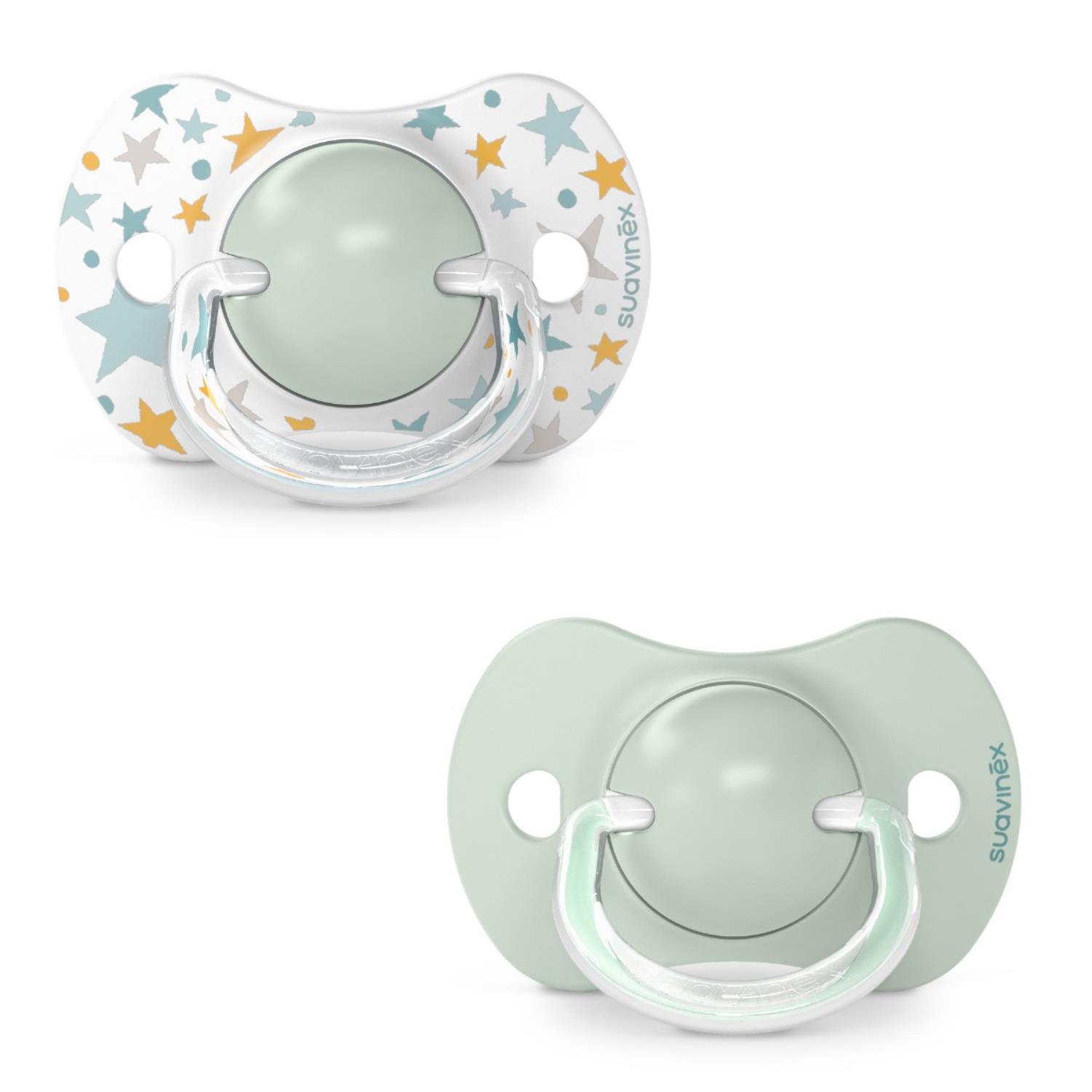 Lot de 2 sucettes symetrique Dreams BLEU Suavinex