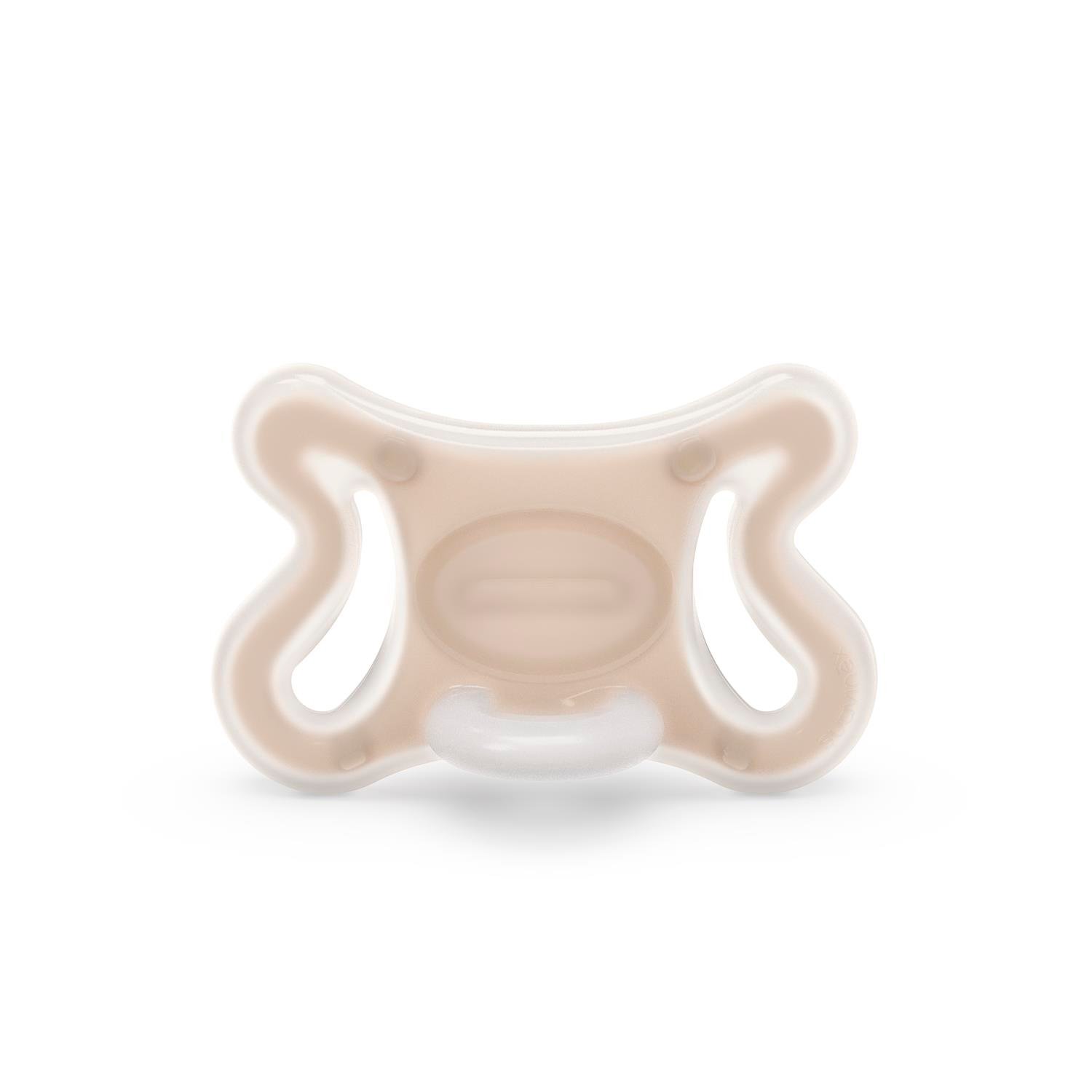 Sucette Zero.Zero Symetrique Silicone BEIGE Suavinex