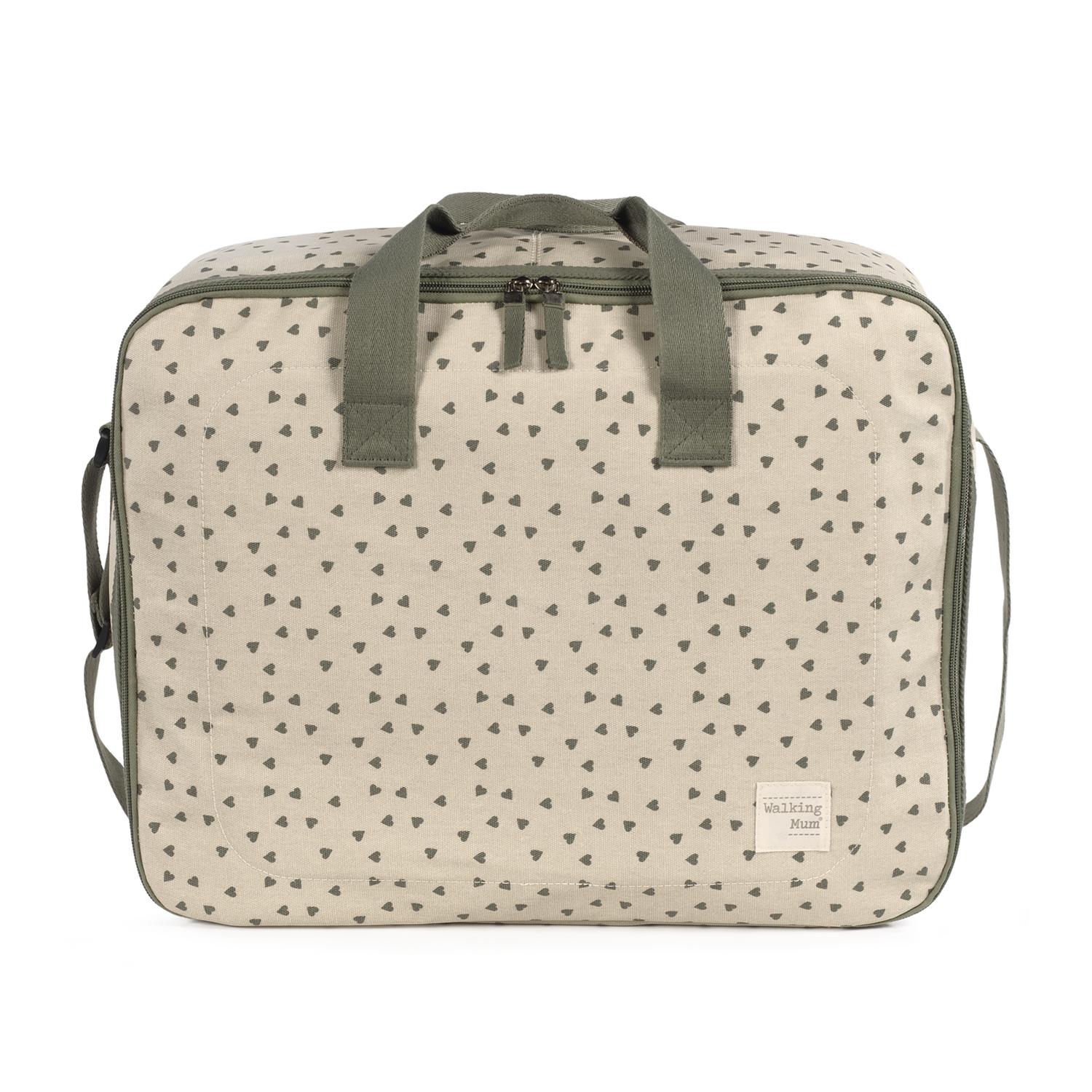 Valise Coeurs Poppy VERT Walking Mum