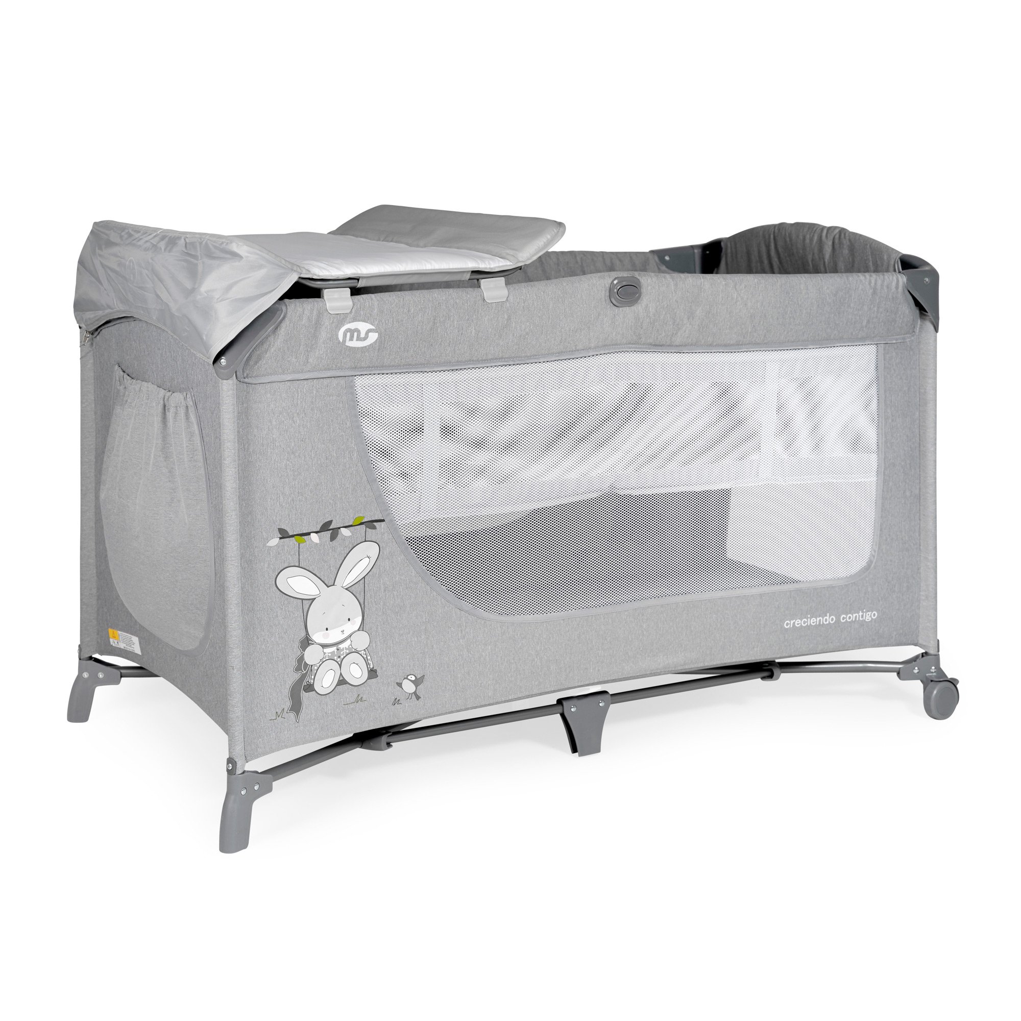 Lit parapluie cododo Oxford GRIS MS Innovaciones