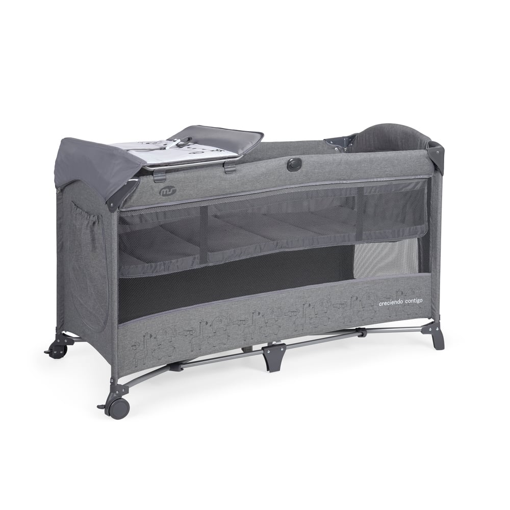 Lit parapluie cododo Oxford GRIS MS Innovaciones