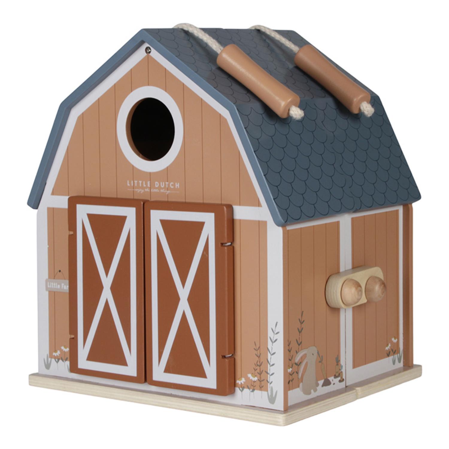 Maison de poupée en bois FSC MULTICOLORE Little Dutch
