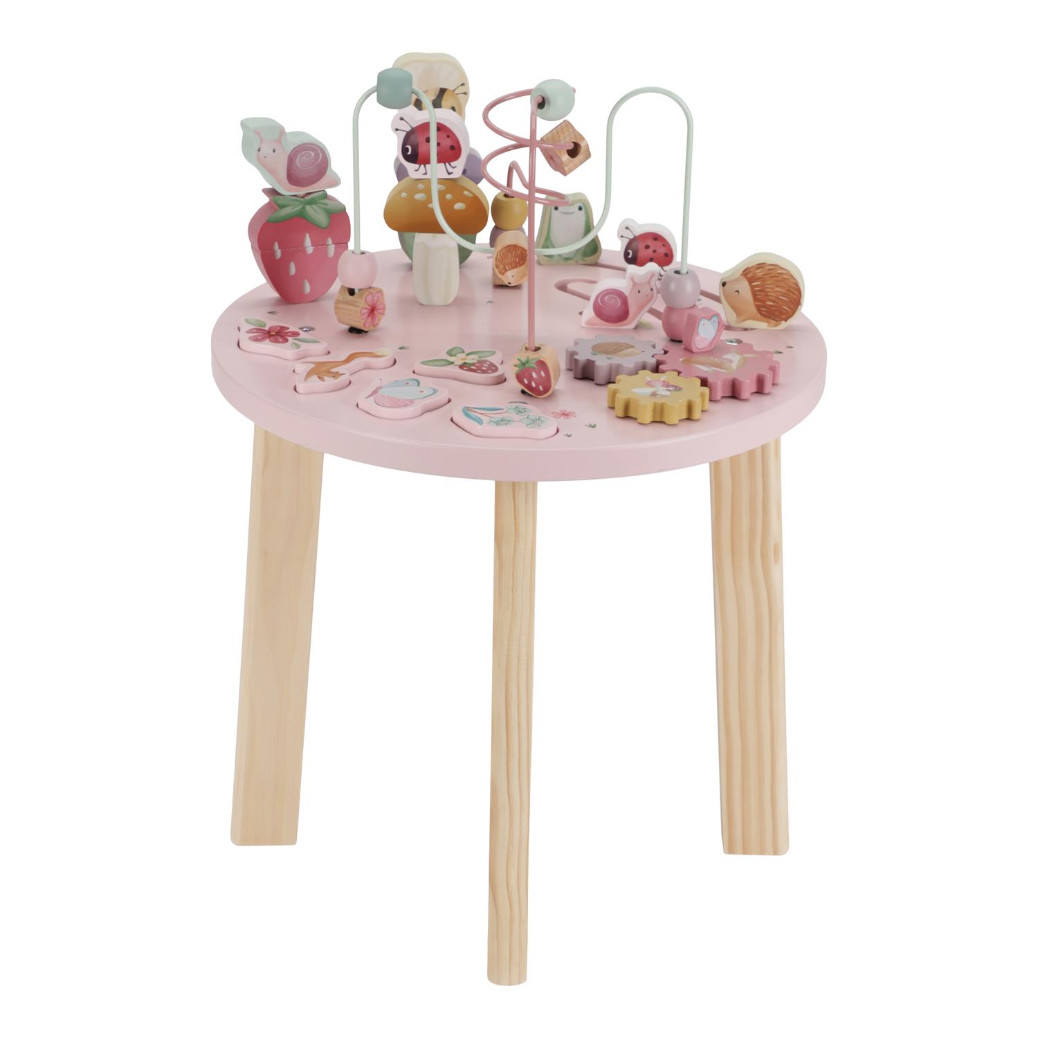 Table d'activités en bois FSC MULTICOLORE Little Dutch