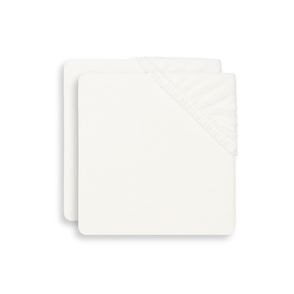 Lot de 2 housses pour matelas à langer BLANC Jollein