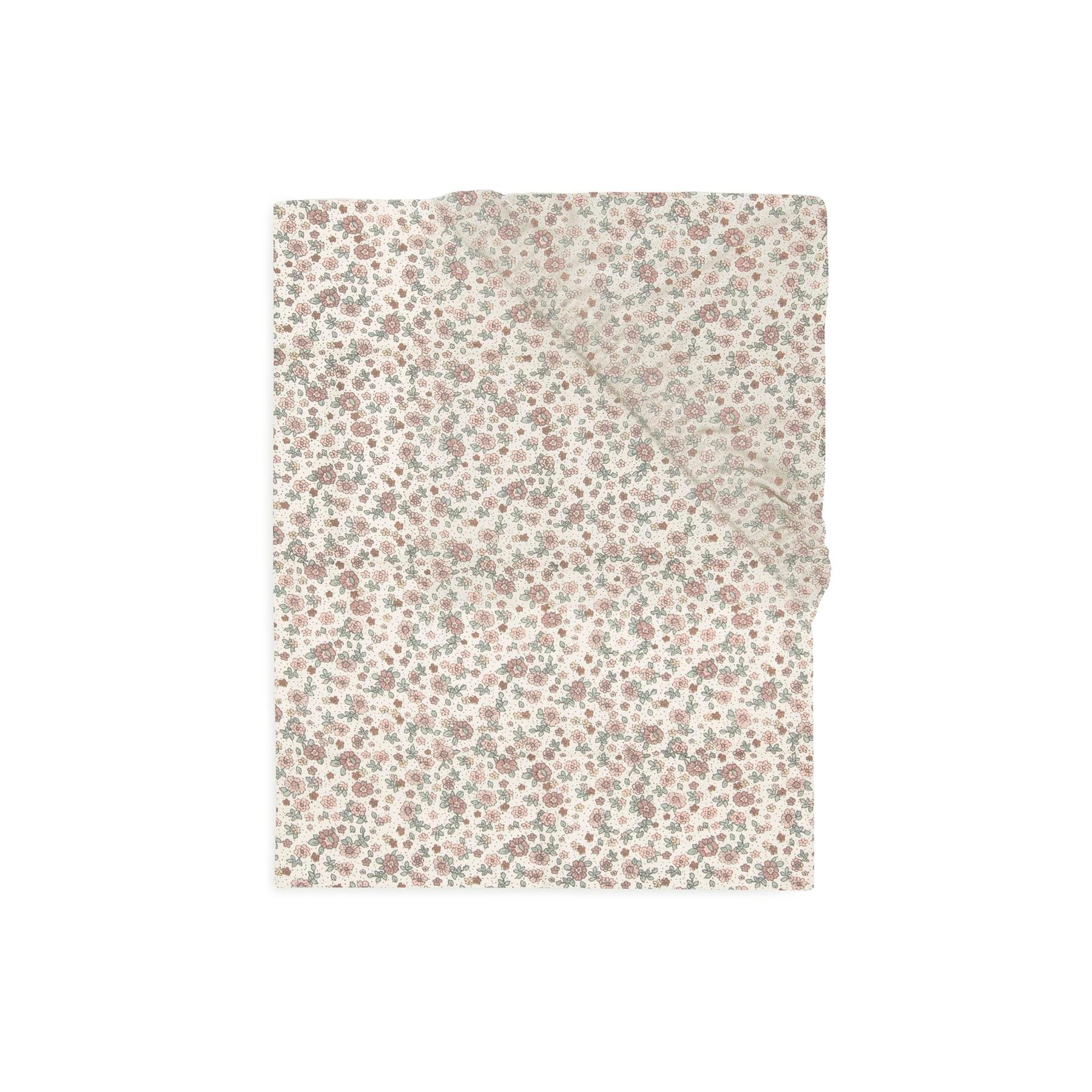 Drap-housse Jersey retro flowers MULTICOLORE Jollein