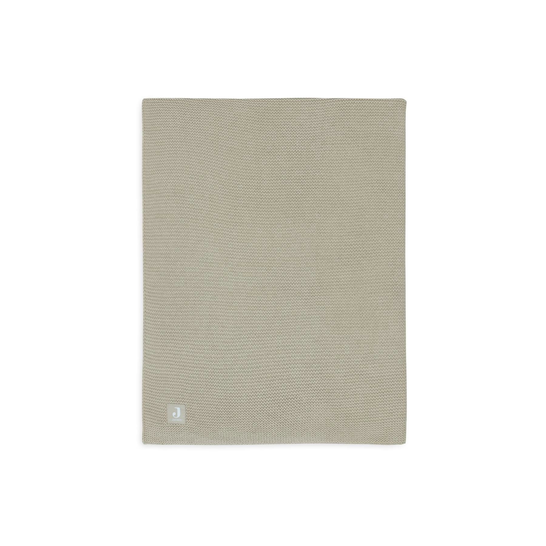 Couverture Berceau basic knit VERT Jollein