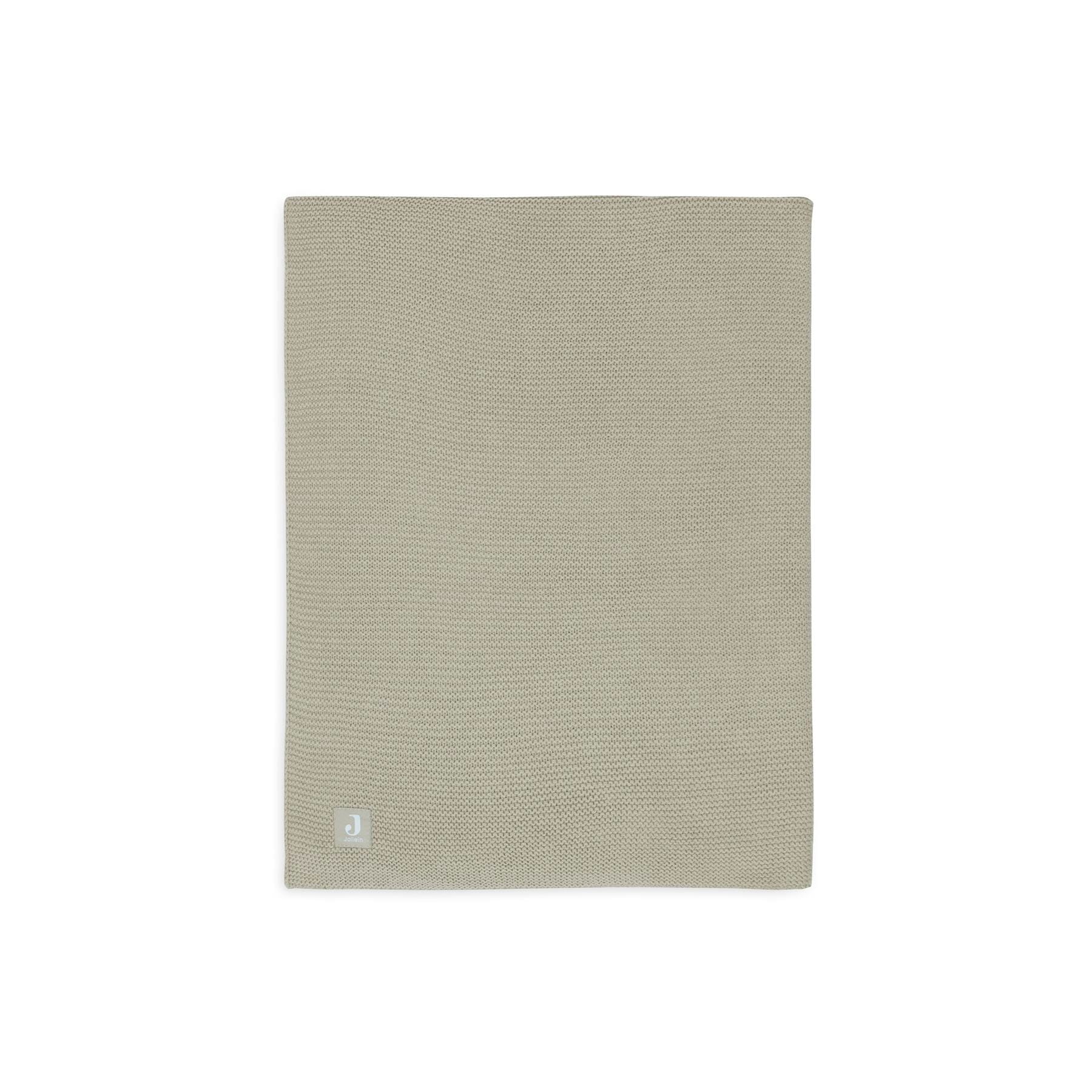 Couverture basic knit VERT Jollein