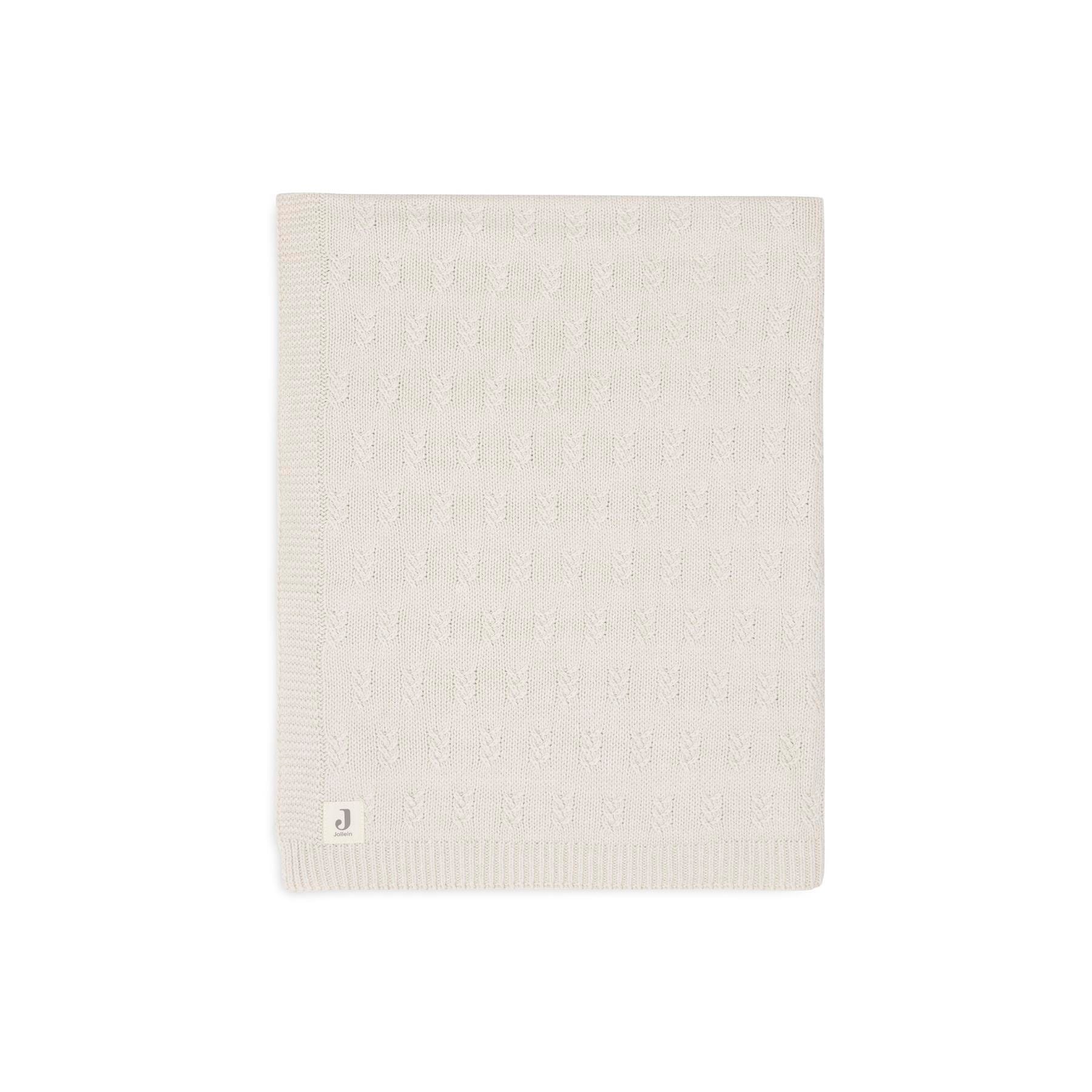 Couverture Berceau grain knit BLANC Jollein