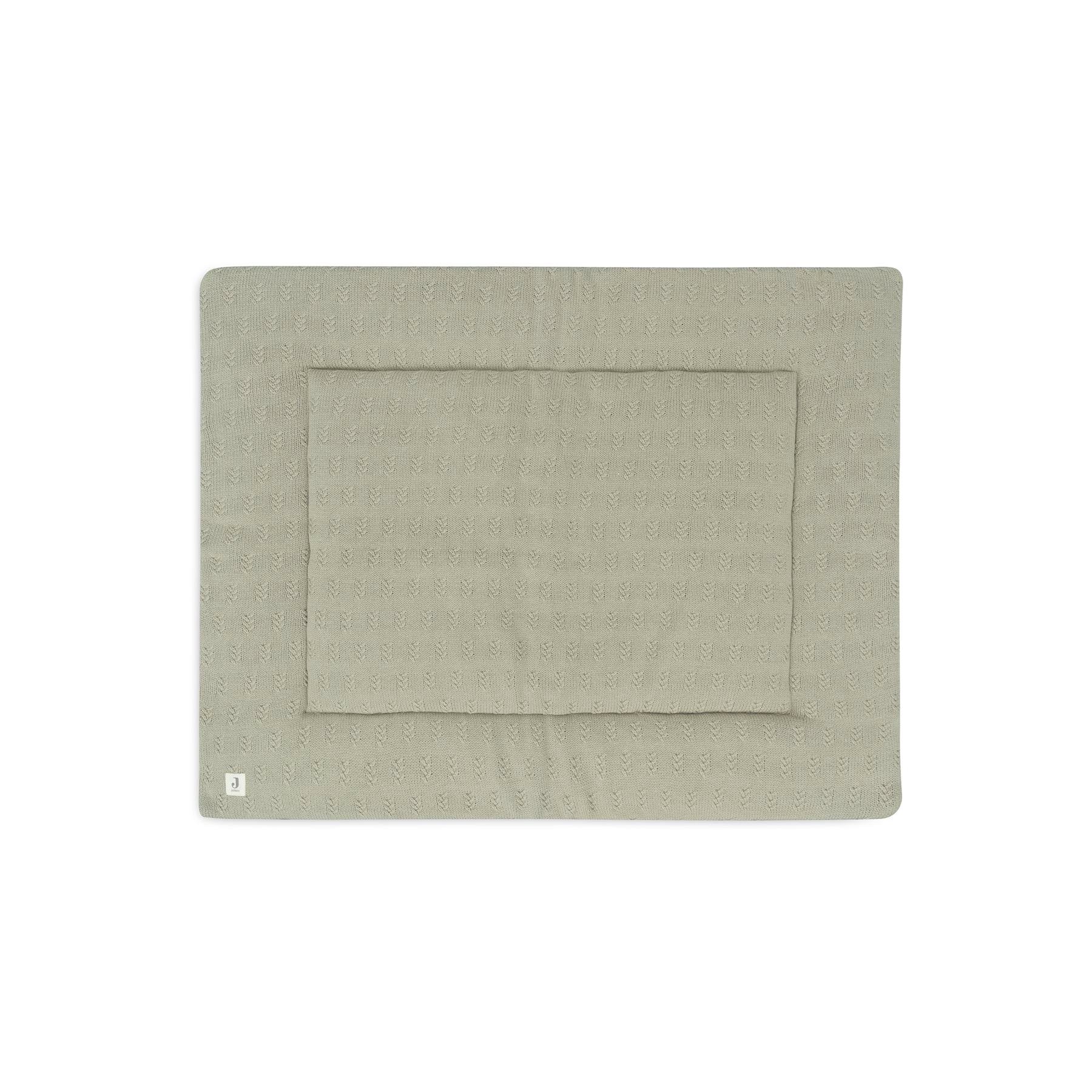 Tapis de parc grain knit VERT Jollein