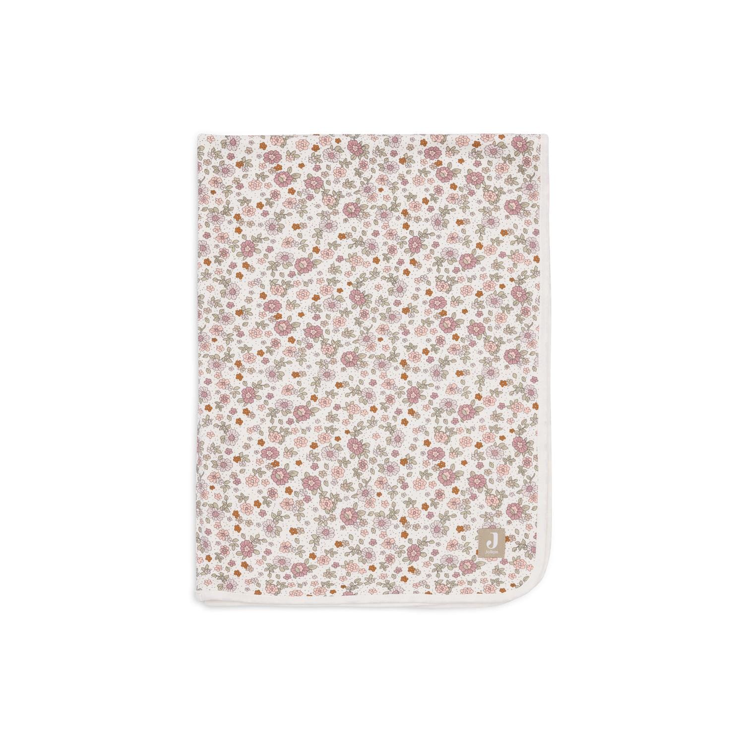 Couverture Berceau Jersey Retro Flowers MULTICOLORE Jollein