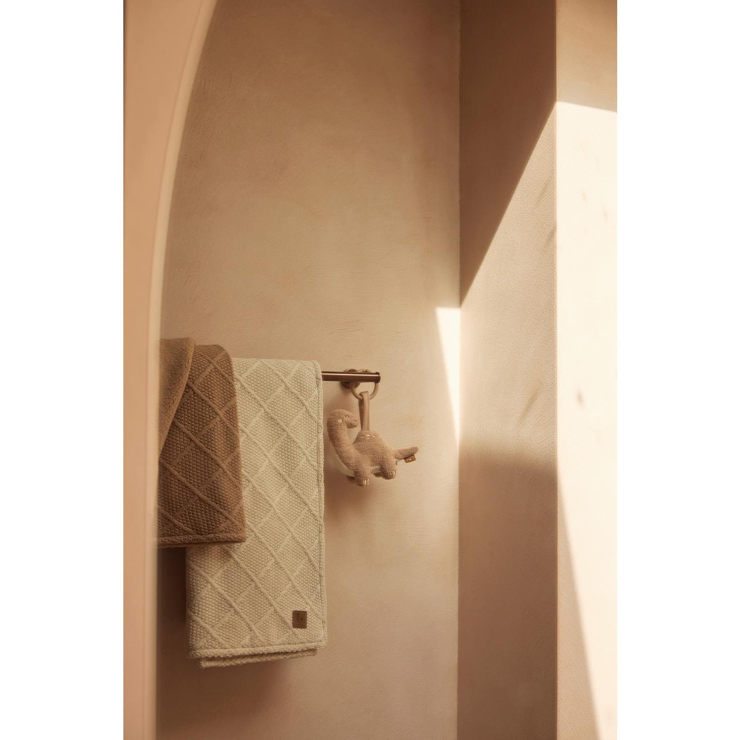 Couverture Berceau Teddy Fleece BEIGE Jollein