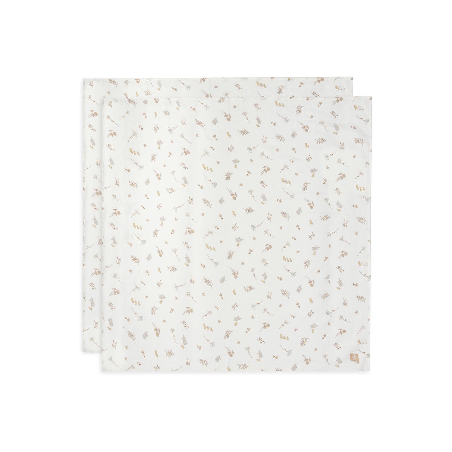 Lot de 2 Langes Gaze de Coton Riverside  MULTICOLORE Jollein