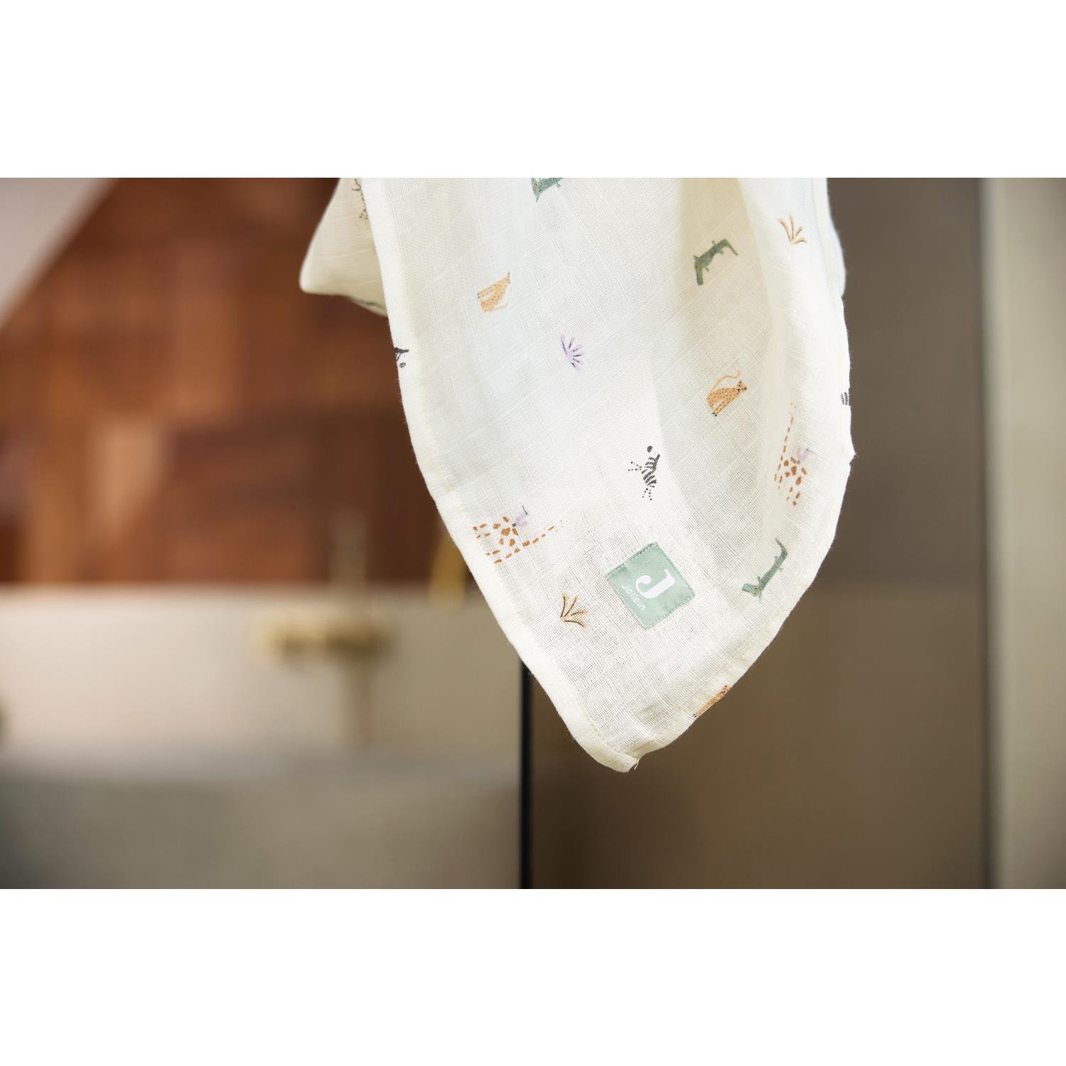 Lot de 3 Langes Gaze de Coton Jungle Jambo  MULTICOLORE Jollein