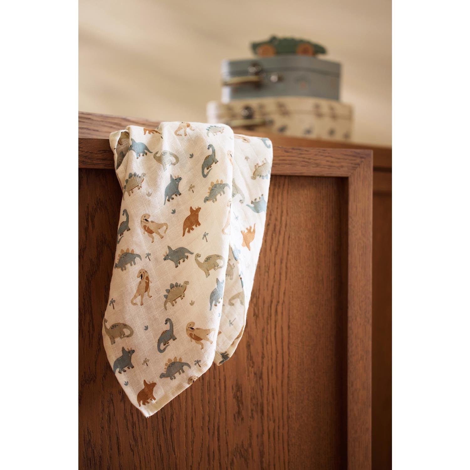 Lot de 3 Langes Gaze de Coton Roarsome  MULTICOLORE Jollein