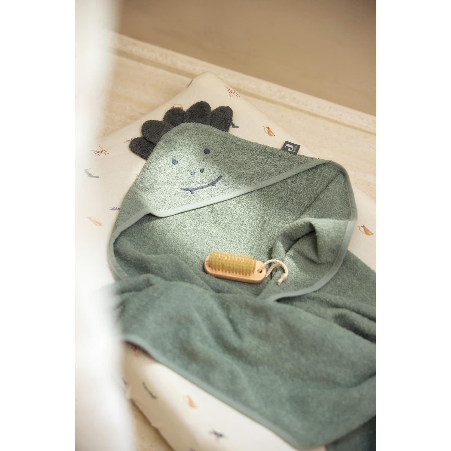 Cape de bain Éponge Croco VERT Jollein