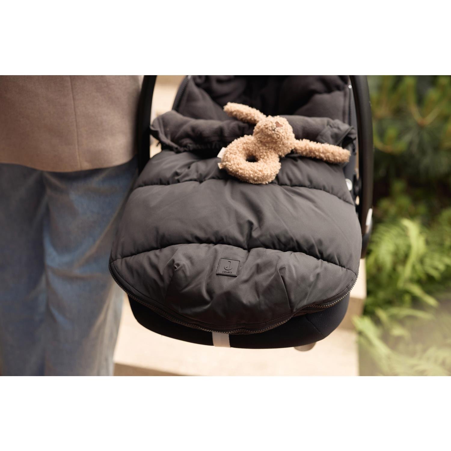 Hochet Bunny Riverside MARRON Jollein