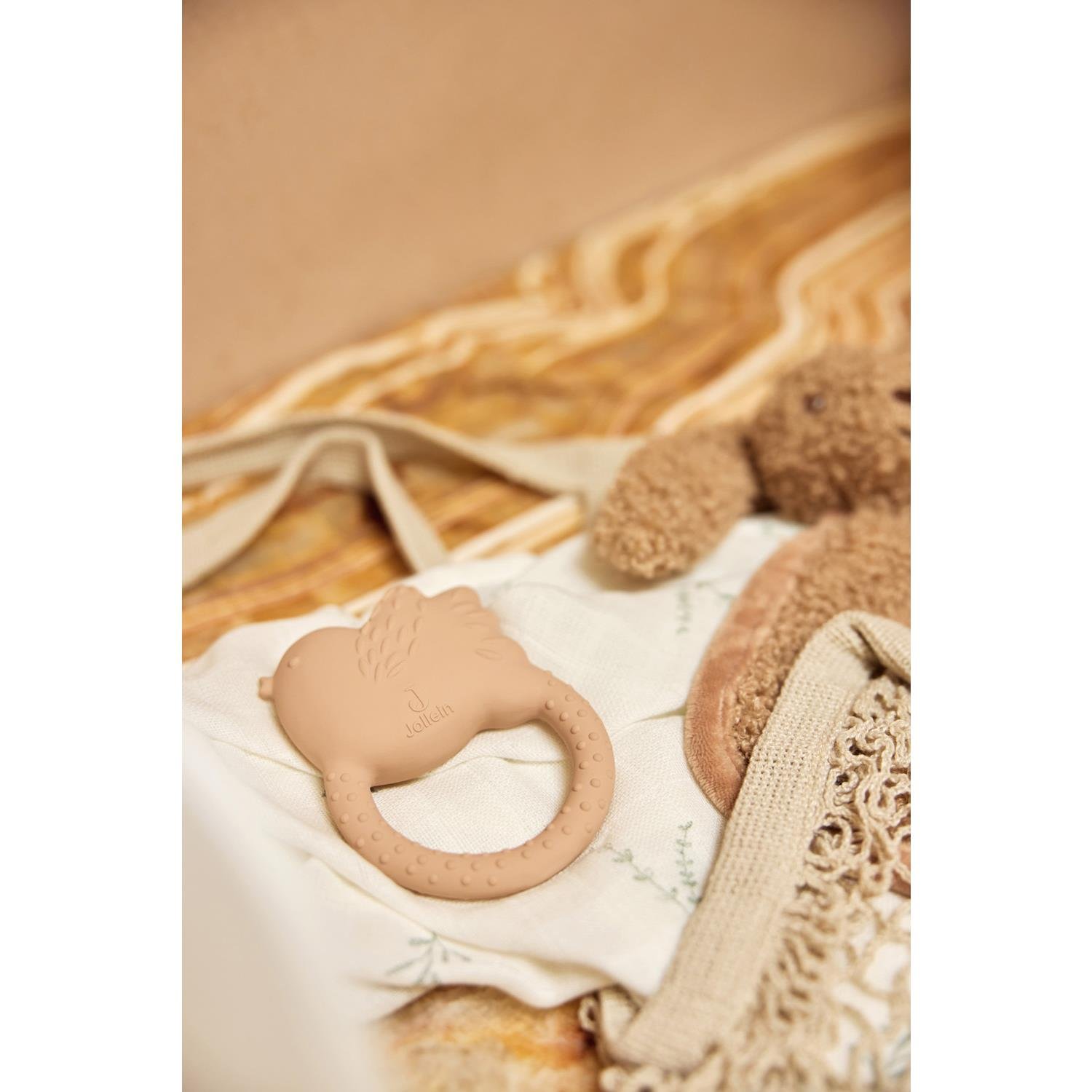 Anneau de dentition caoutchouc ROSE Jollein