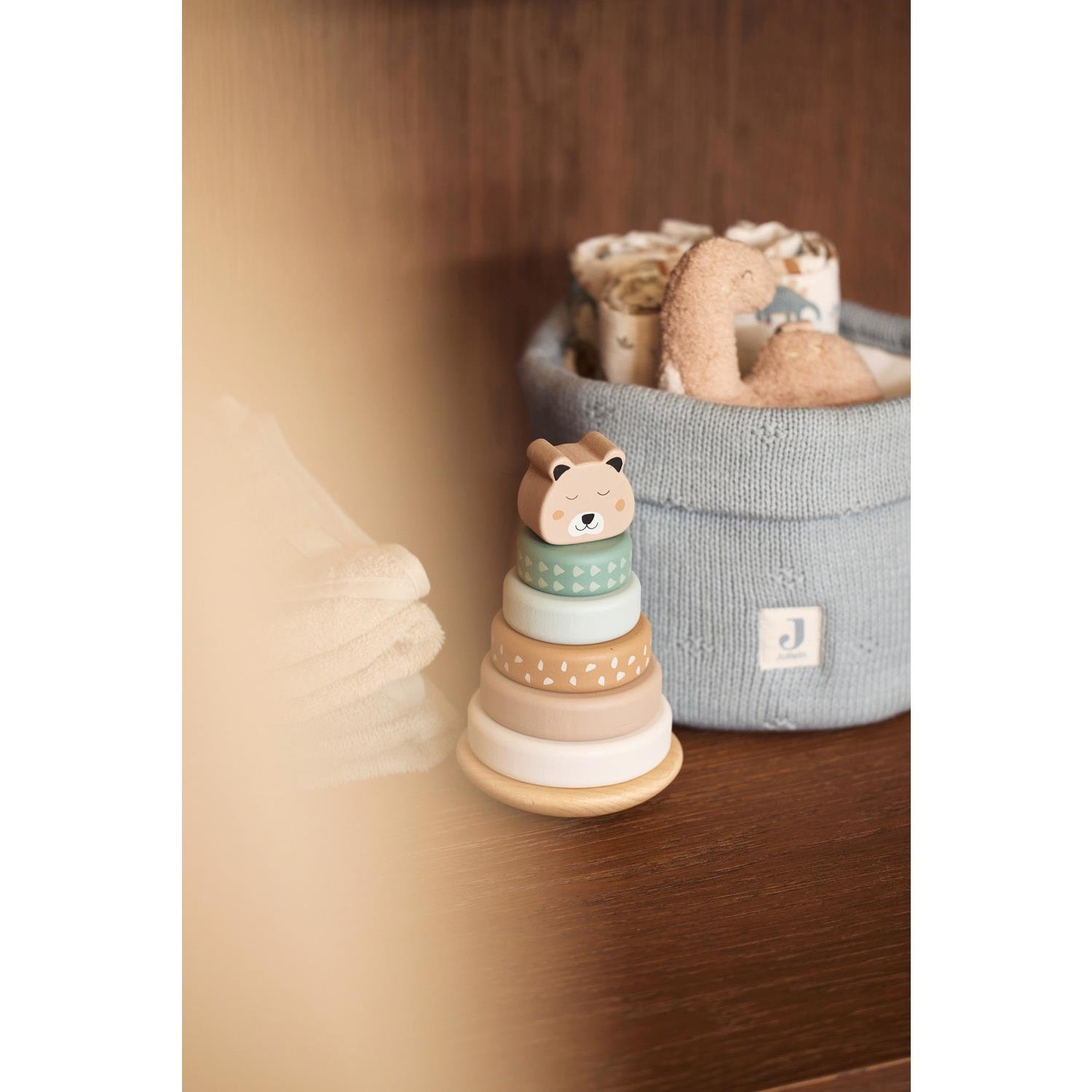 Tour d'empilage basculant Jungle Jambo MULTICOLORE Jollein