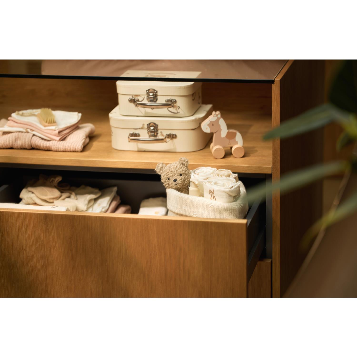 Cheval en Bois à roulettes MULTICOLORE Jollein