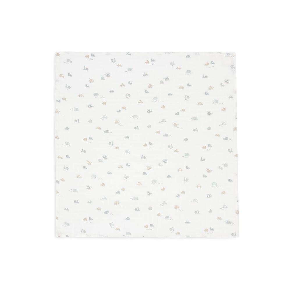 Lot de 3 Langes Gaze de Coton Small On The Go MULTICOLORE Jollein