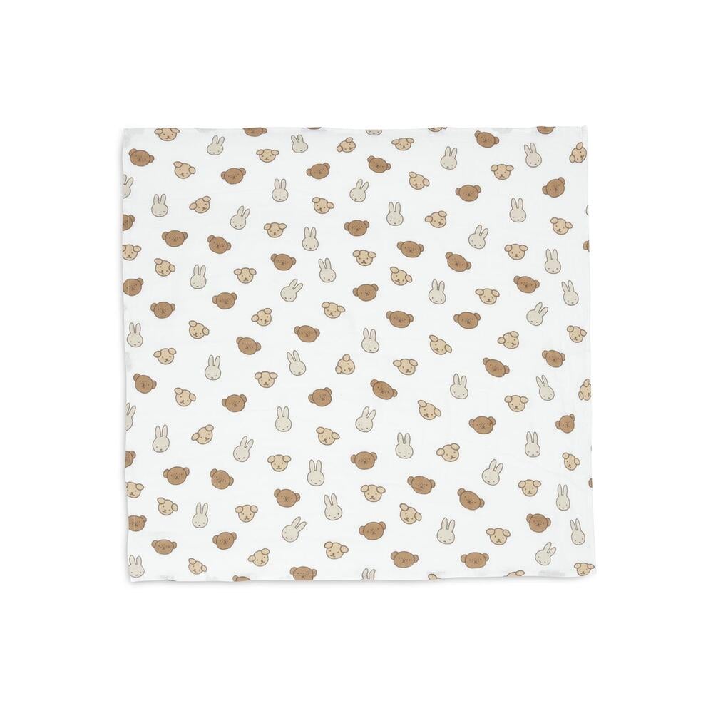 Lot de 3 Langes Small Miffy and Friends MULTICOLORE Jollein