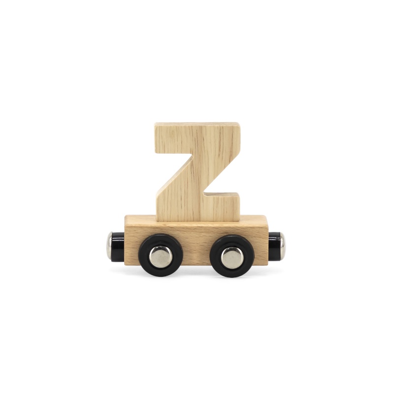 Lettre Train Naturel Lettre Z MULTICOLORE Tryco