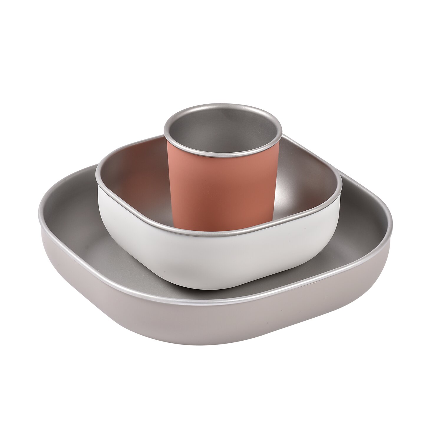 Coffret repas inox Terracotta