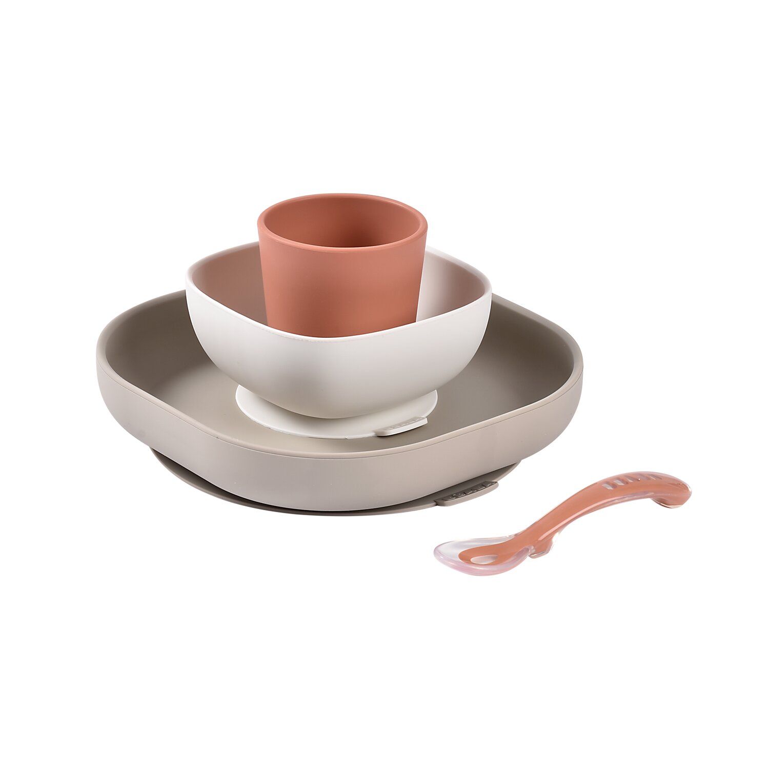 Coffret repas silicone Terracotta