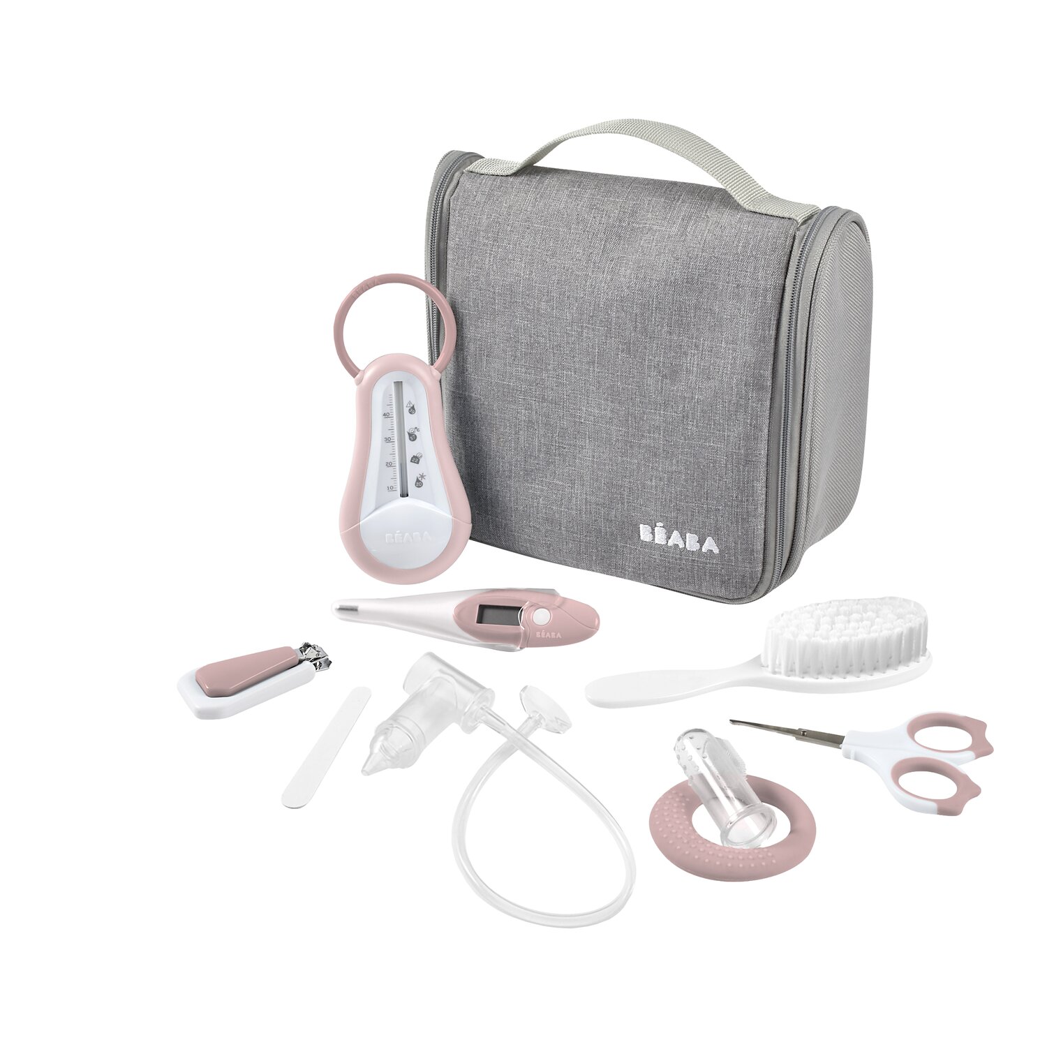 Trousse de toilette nomade Vieux rose