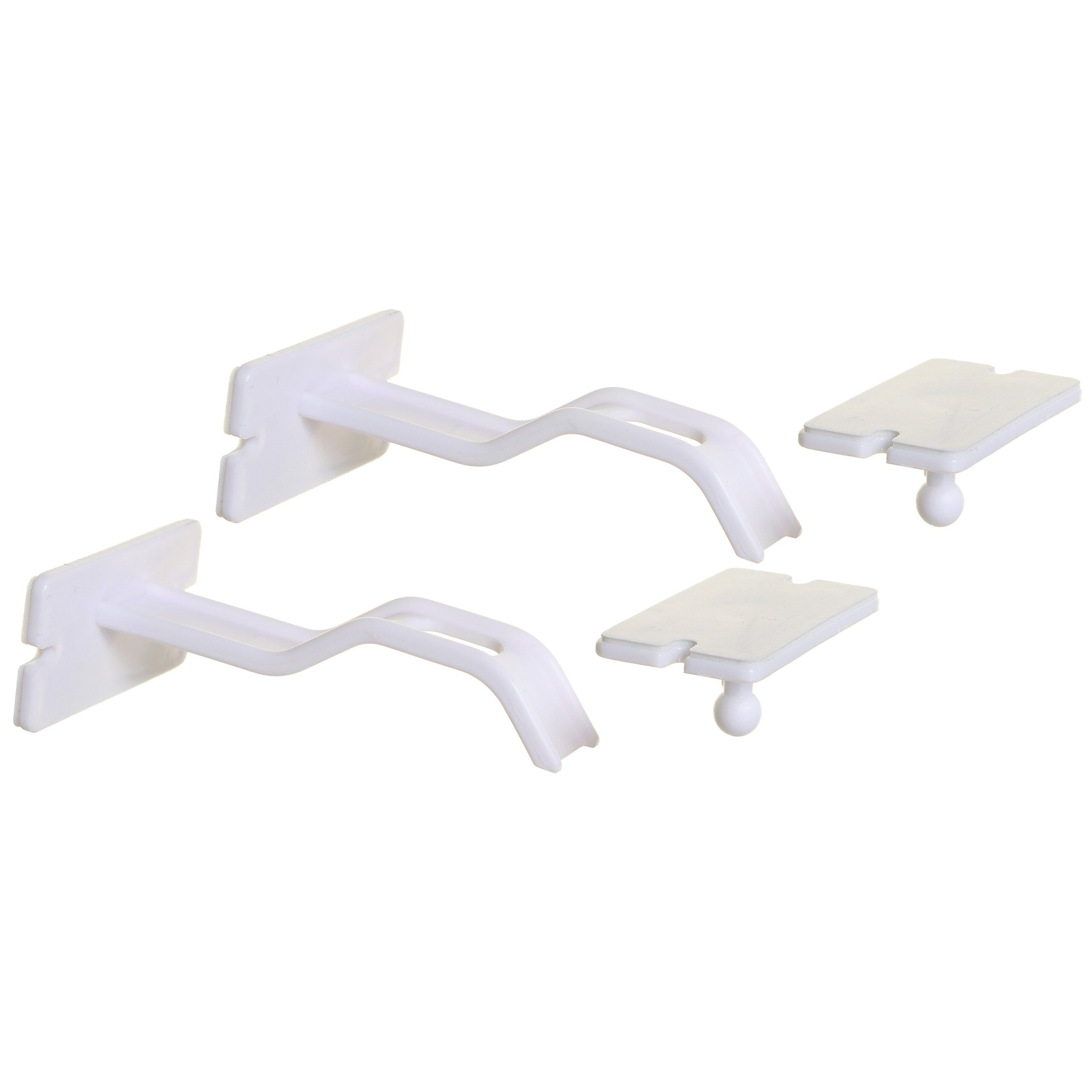 Double-serrure adhésive pour armoire Pack 2pcs BLANC Dreambaby